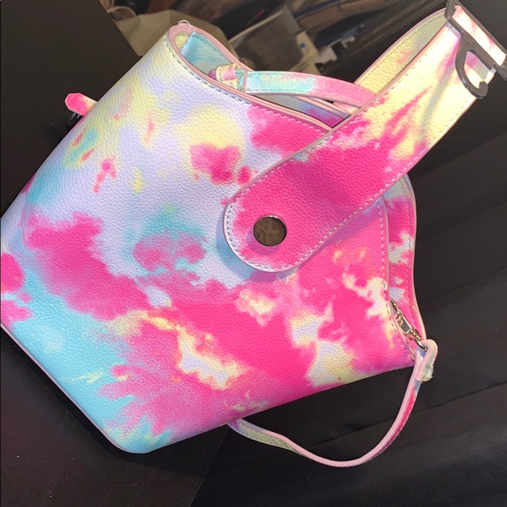Tye dye purse